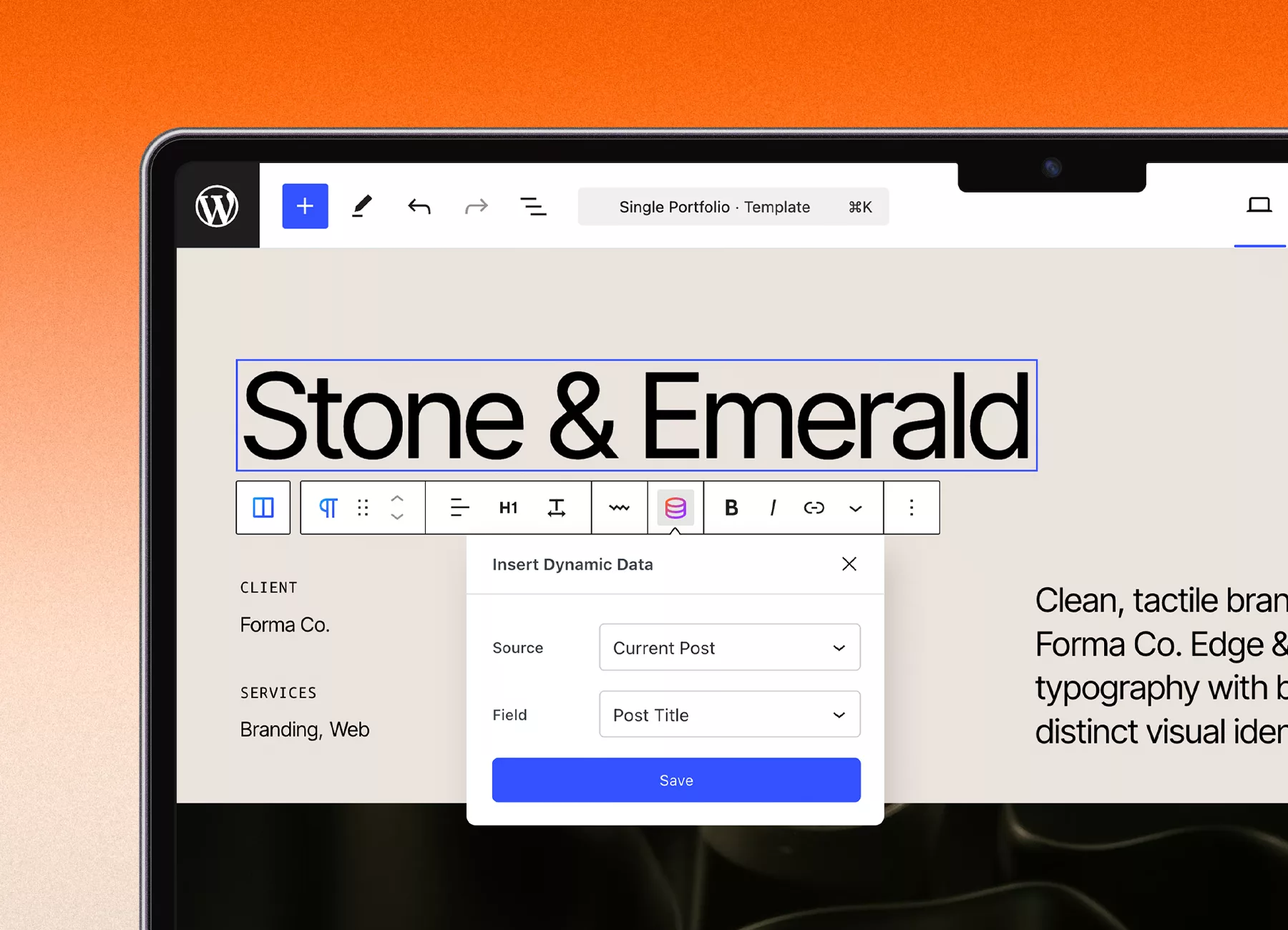 edit wordpress archive template